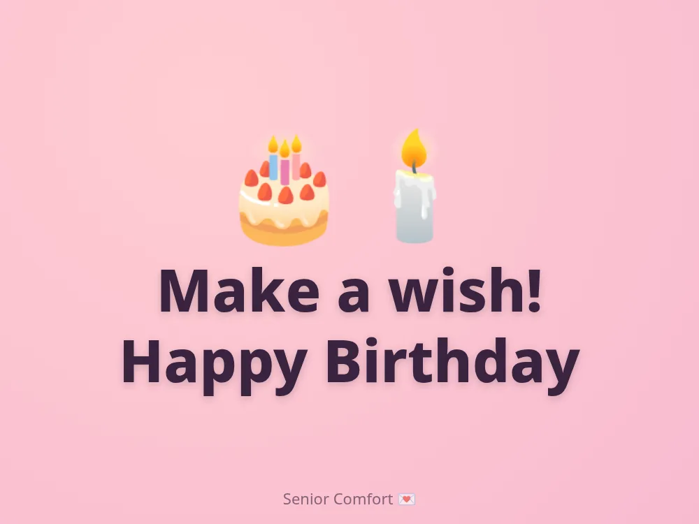 Make a wish! Happy Birthday