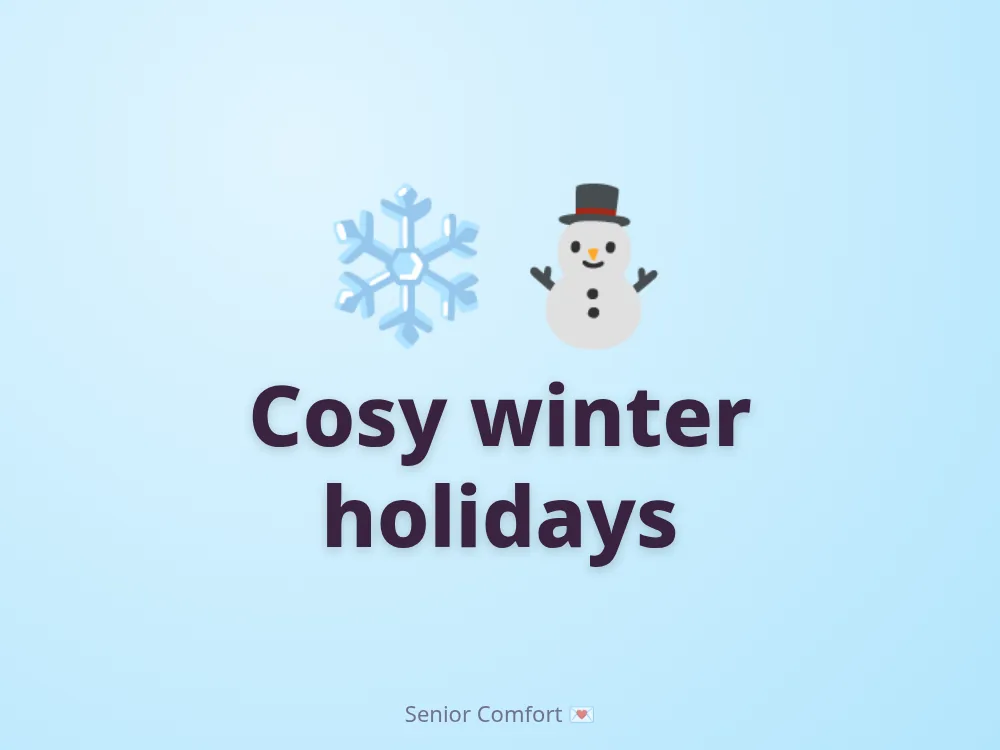 Cosy winter holidays