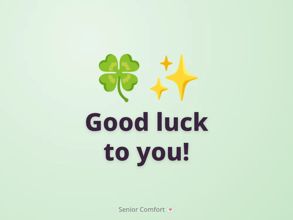 Good luck to you!