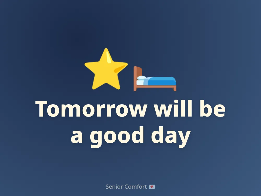 Tomorrow will be a good day