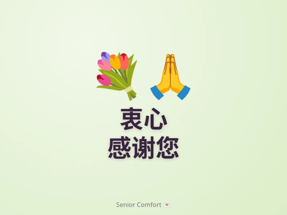 衷心 感谢您
